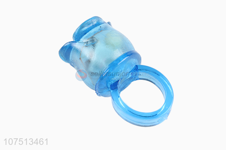 Most popular light up rose finger ring glow party favors led toys