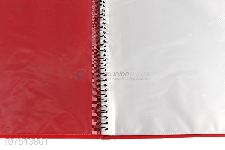 Custom Document Folder Coil Display Book Clear Book