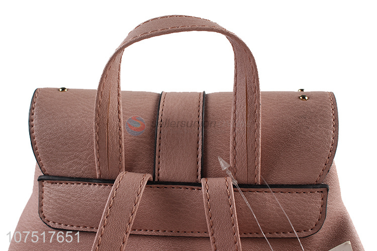 Custom PU Leather Small Backpack Fashion Shoulders Bag