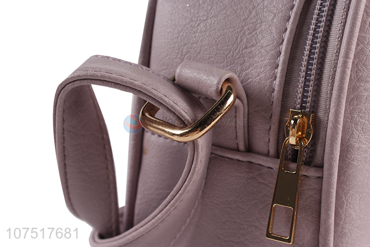 Good Price PU Leather Shoulder Bag With Zipper For Women