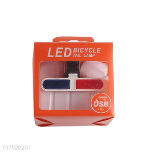 Bottom price usb rechargeable led bicycle tail lamp taillight