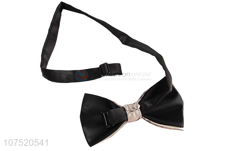 New design creative bicycle embroidery men's bow tie