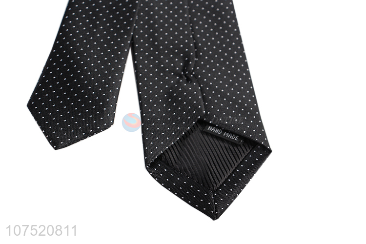 Factory direct sale popular pola dot pattern men's necktie