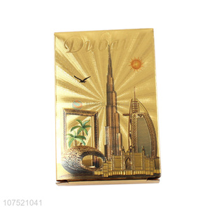 Best selling gold foil playing cards gold poker