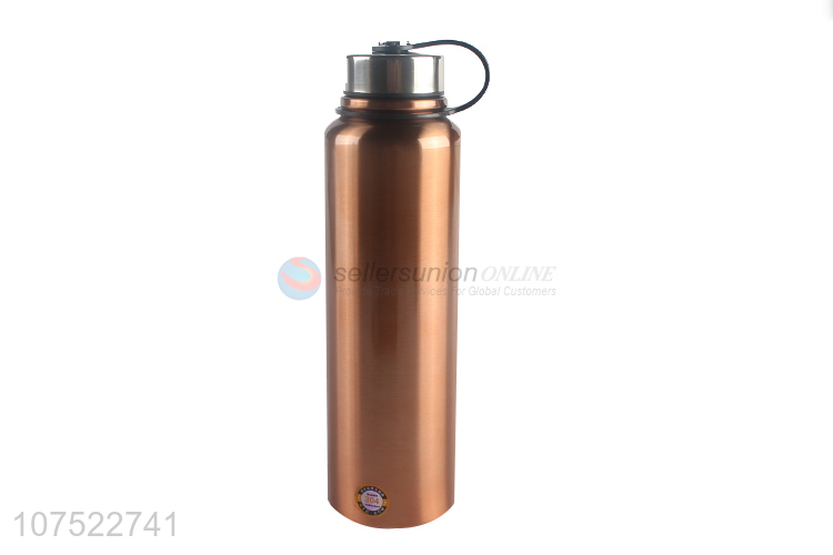 Best selling food grade stainless steel vacuum flask water bottle with cup sleeve