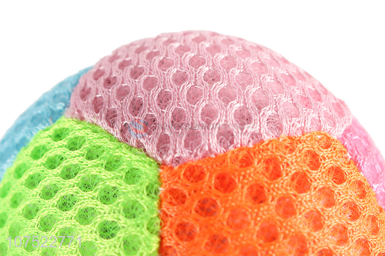 Hot Sale Haydite Filled Colorful Net Cloth Footbag