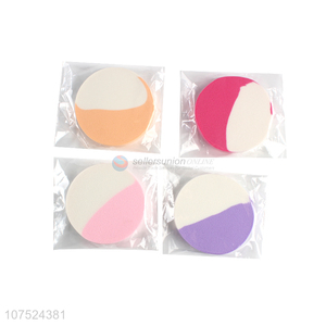 Good Quality Colorful Makeup Sponge Round Powder Puff