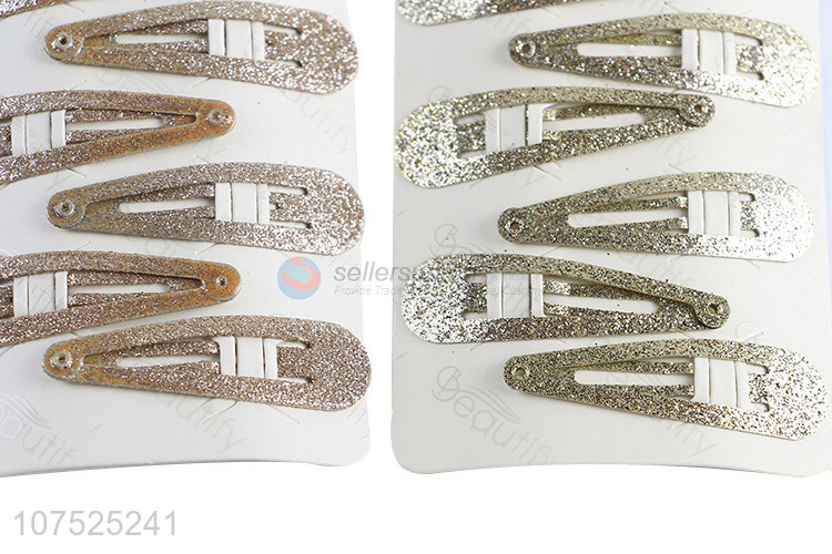 Low price glitter bb clip hair clip kids fashion accessories