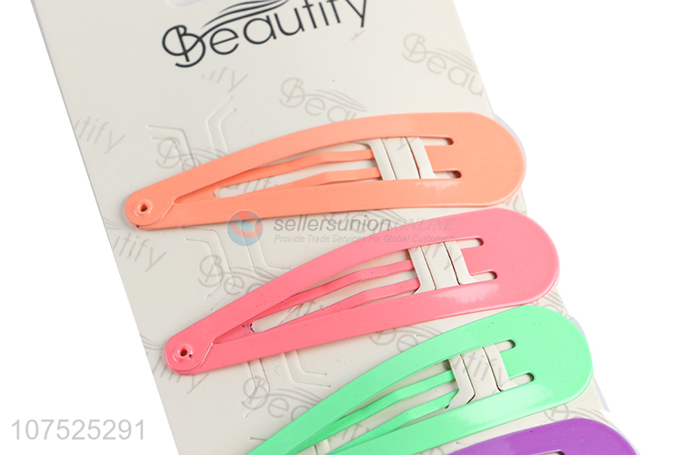 New products painted kids bb clip hair clip fashion accessories