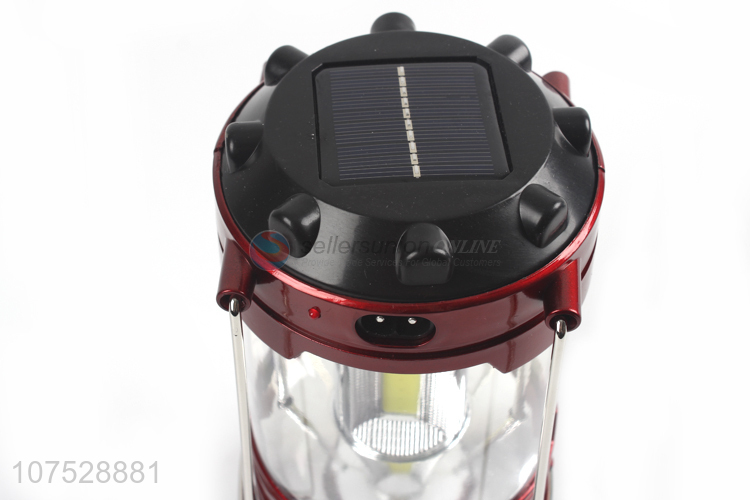 Best Sale Outdoor Multi-Function Emergency Light Battery And Solar Powered Camping Light