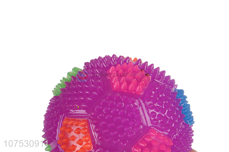 High quality light up spiky puffer ball glowing ball flashing ball