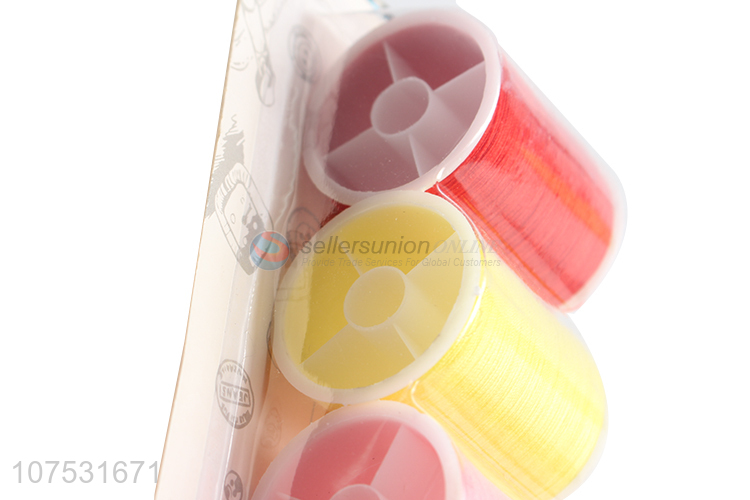 Best Selling 3 Pieces Colorful Sewing Thread Set