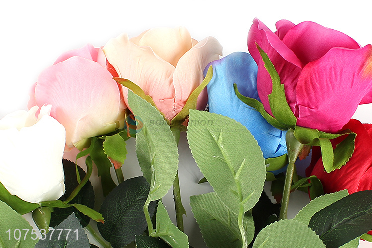 Good Quality Plastic Simulation Rose Fashion Artificial Flower