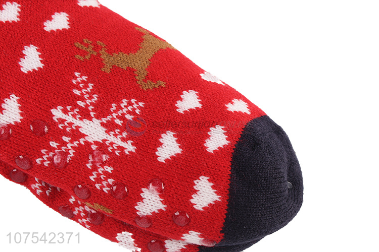 Contracted Design Christmas Winter Warmer Indoor Home Floor Socks
