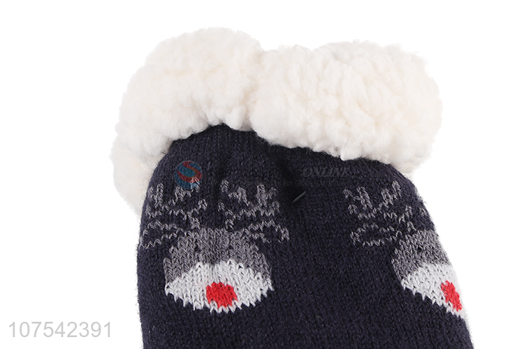 Wholesale Winter Warm Socks Christmas Gift Adult Floor Indoor Anti Slip Socks