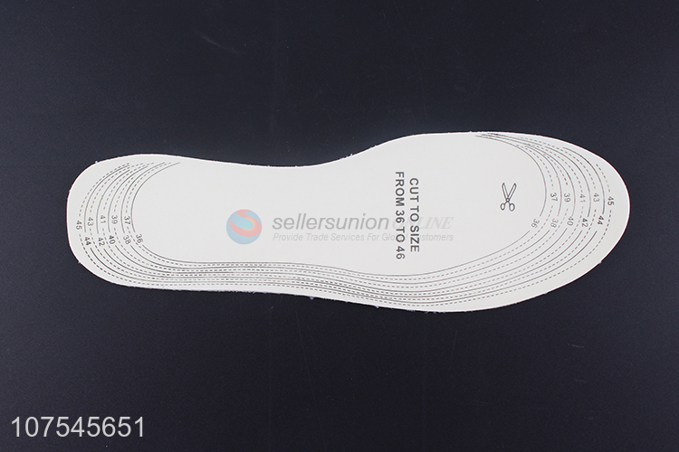 Good Factory Price Foot Care Product White Latex White Towel Cloth Insoles