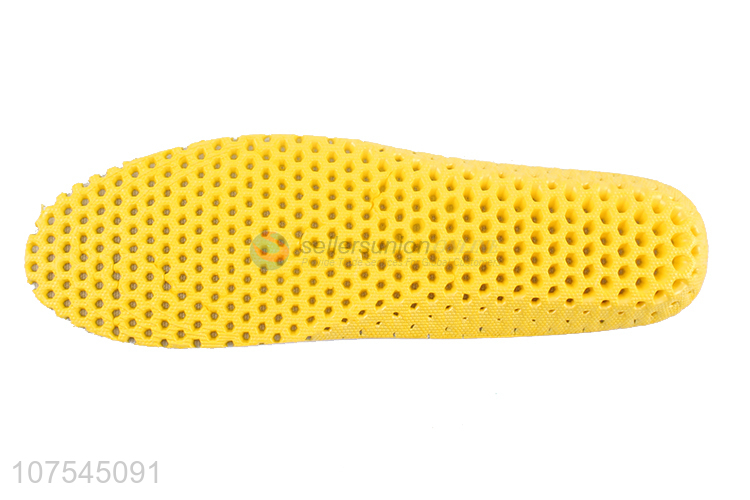 Hot Selling Yellow Eva Honeycomb Sports Insoles Health Breathable Insoles