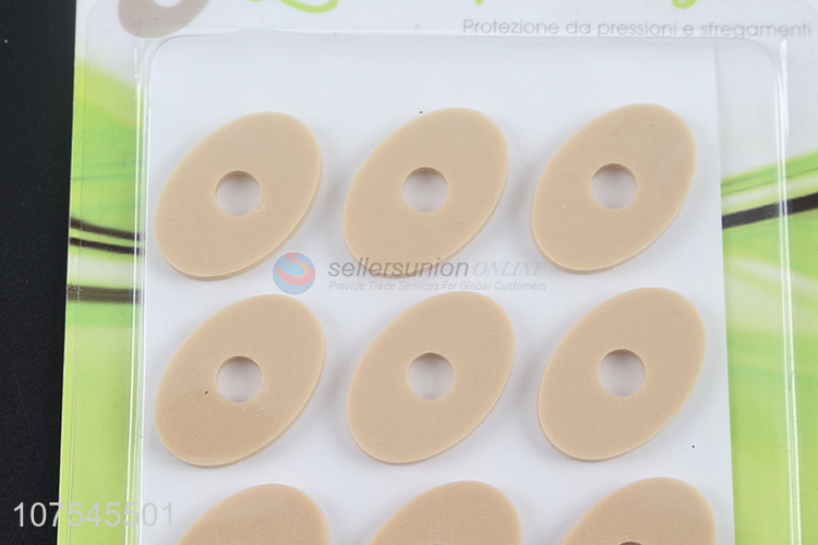 Hot Selling Foot Care Oval Corn Pads Shock Pain Relief Self-Sticking Cushion