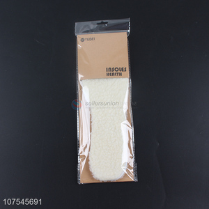 High Sales Warm Imitation Lamb Hair Insoles Soft Walking Comfort Thermal Insoles