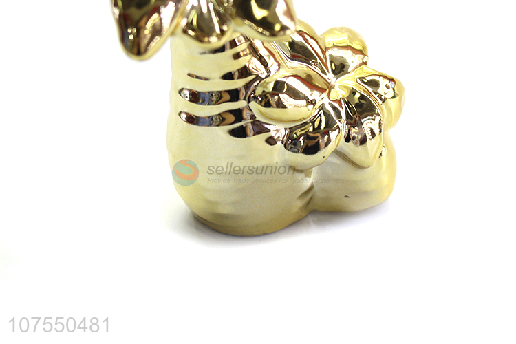 Hot Selling Ceramic Coconut Tree Figurines Home Decor Accessories