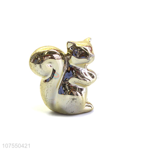 Factory Price Animal Squirrel Ceramic Ornaments Exquisite Decoration