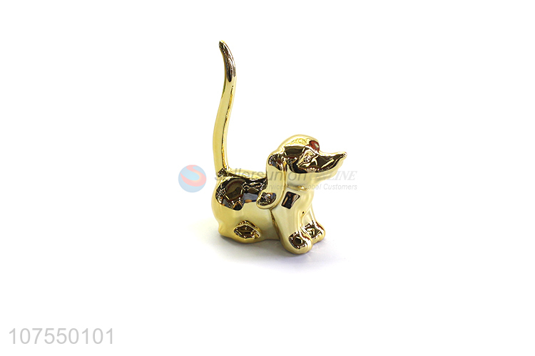 High Quality Home Decor Ceramic Dog Ornaments Porcelain Animal Figurine