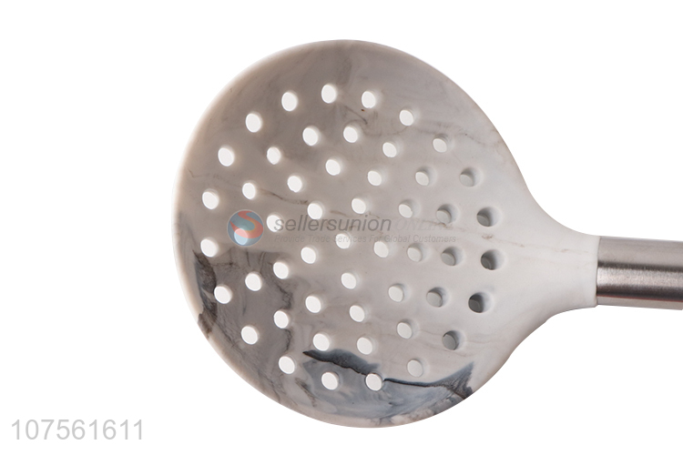 Creative Design Marbling Kitchen Colander Silicone Strainer Scoop