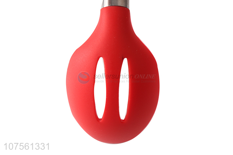 Good Sale Silicone Slotted Spoon Slotted Cooking Scoop