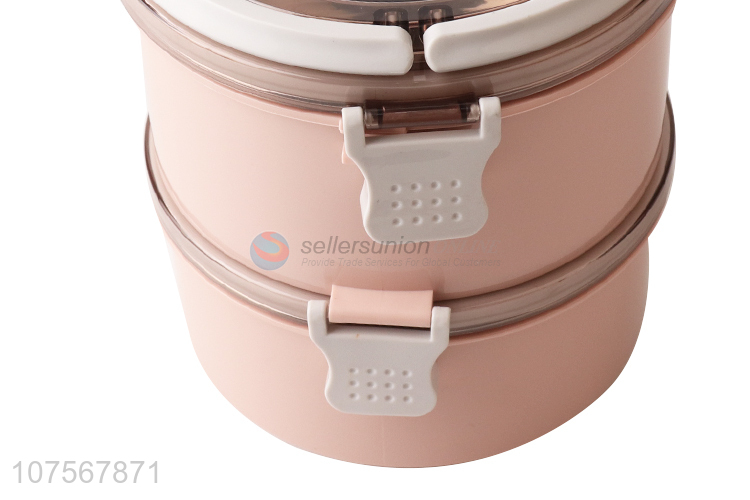 Wholesale Two Layers Food Container Container Fashion Lunch Box