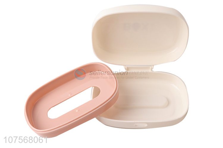 Hot Sale Healthy Bathroom Decoration Plastic Soap Case Soap Box
