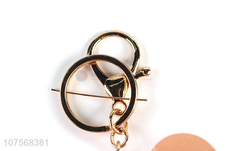 Excellent quality bear hair ball key chain faux fur ball bag pendants