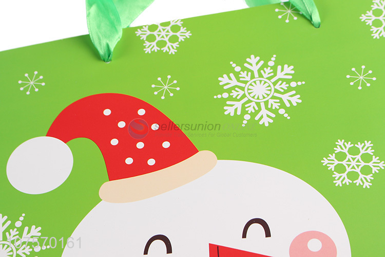 Popular products Christmas snowman paper gift bag paper souvenir bag