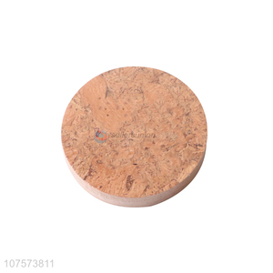 Good quality round cork cup mats eco-friendly cork costers