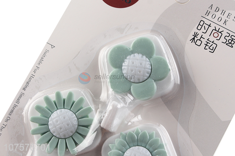 Best Selling Flower Shape Adhesive Hooks Fashion Sticky Hook