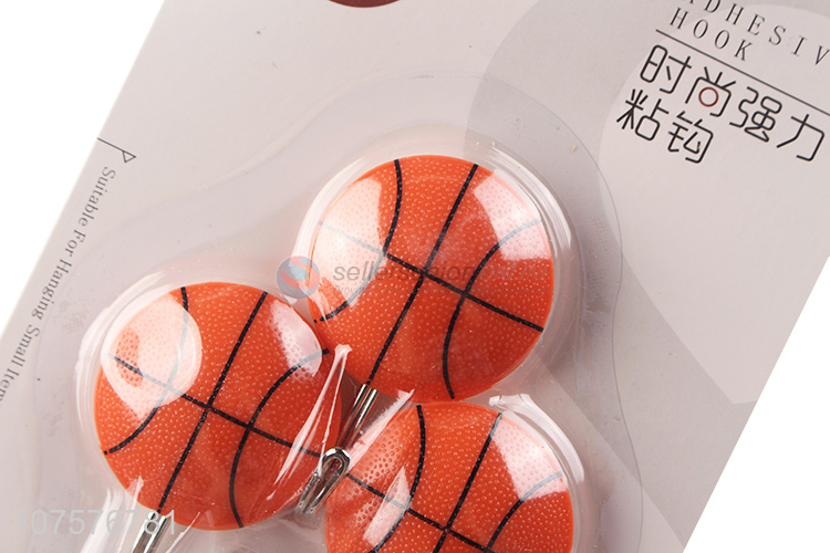 Hot Sale Mini Basketball Adhesive Hook Fashion Sticky Hook