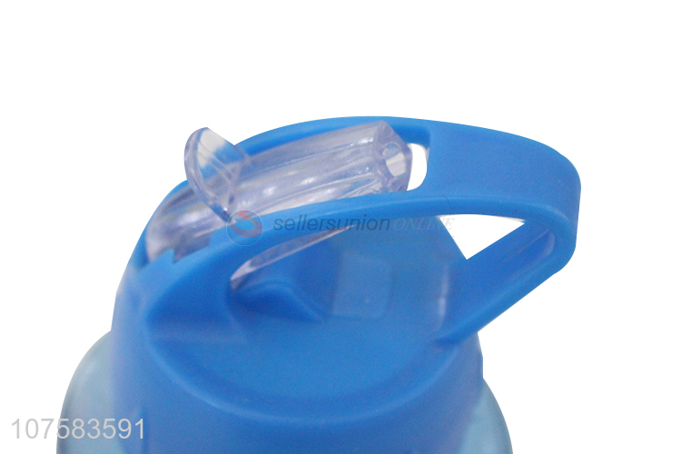 New Arrival Plastic Water Bottle With Straw And Handle