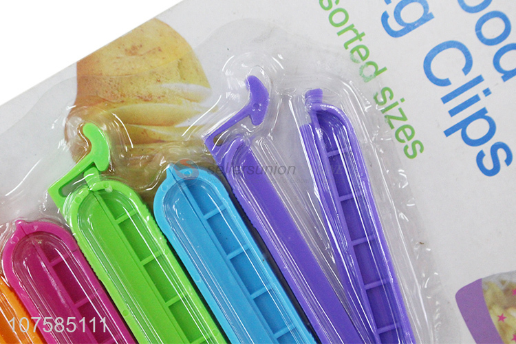 Creative Design 5 Pieces Plastic Clip Food Bag Clip Set