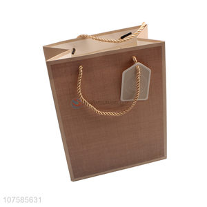 Wholesale Pure Color Gift Bag Portable Paper Bag