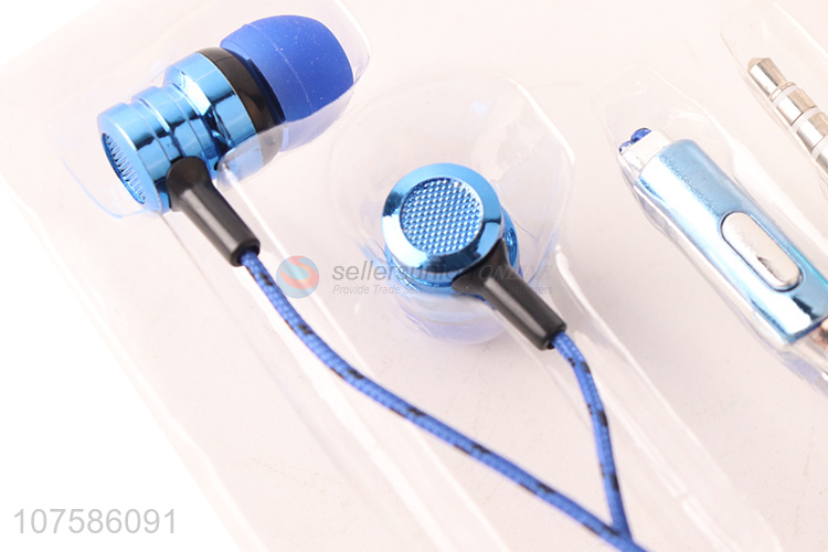 New design wired jack earphones in-ear earphones with microphone