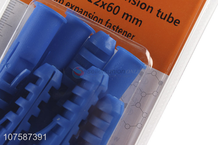 Factory price 12x60mm colorful plastic expansion tube