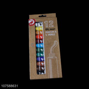 Wholesale 12 Colors Non-Toxic Oil Paints Set For Painting