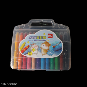 Factory Sell 12 Colors Children Water-Soluble Spin Color Stick