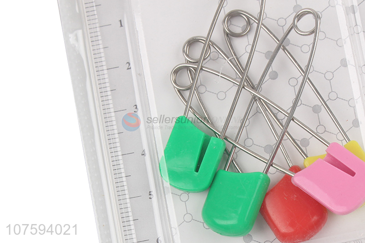 Good quality colorful children safety pins children's clothing fasteners