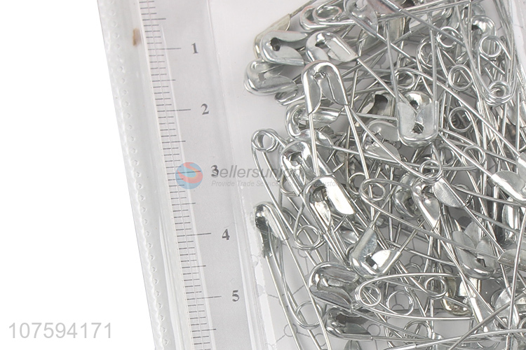 Suitable price 32mm silver metal safety pins garment accessories