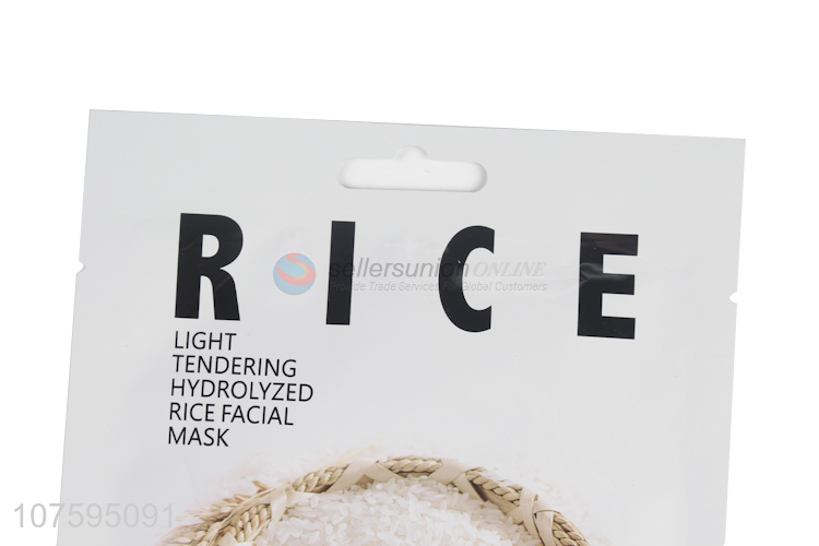 Premium Quality Light Tendering Hydrolyzed Rice Facial Mask