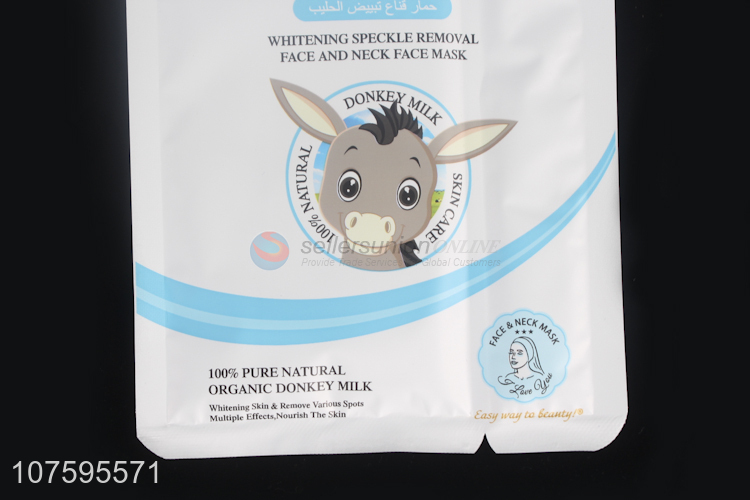 Best Price Donkey Milk Whitening Speckle Removal Face And Neck Mask