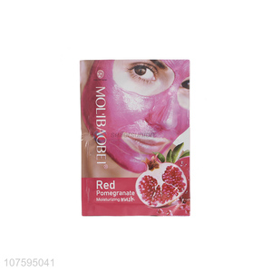 Factory Wholesale Red Pomegranate Moisturizing Hydrating Mask