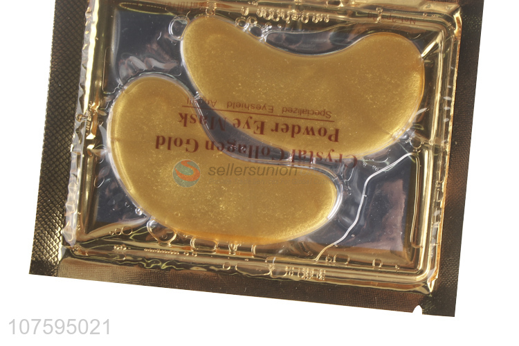 Good Factory Price Crystal Collagen Gold Powder Eye Mask