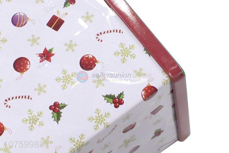 High Quality Square Christmas Metal Box Cute Storage Box