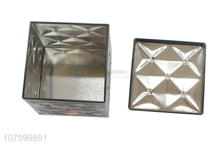 High Quality Square Tin Box Christmas Gift Box Candy Box